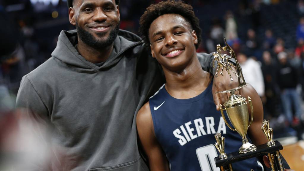 LeBron James könnte bald Seite an Seite mit Sohn Bronny spielen