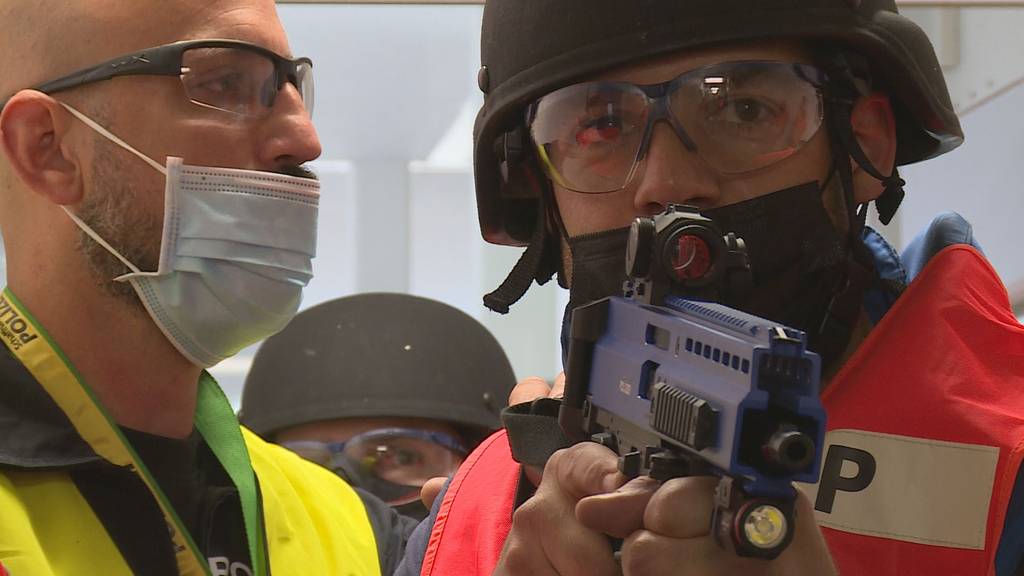 Einsatztraining: Nahkampf und Schiessen