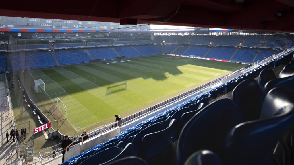 Ein Brand hat am Freitagabend die Katakomben des Stadions St. Jakob-Park stark beschädigt. (Archivbild)