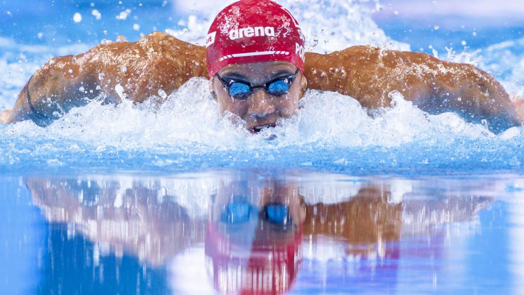 Noè Ponti sichert sich in Westmont über 200 m Delfin Platz 2