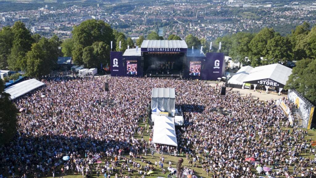 Grosser Publikumsandrang am Berner Gurtenfestival: Drei von fünf Festivaltagen waren komplett ausverkauft.
