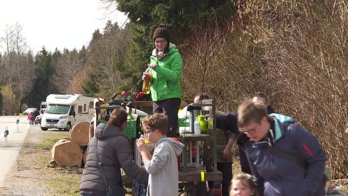 Essen auf Rädern: Wirtin bringt Beiz auf die Kutsche