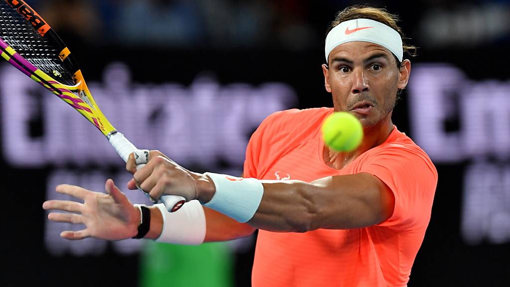 Rafael Nadal erreichte am Australian Open in Melbourne ohne Satzverlust die 3. Runde