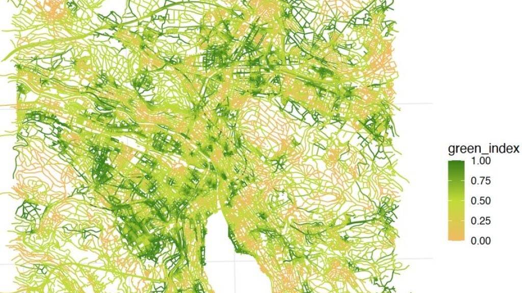 Die Webanwendung «greenR» erlaubt die Messung und Analyse von Grünflächen in Städten. Sie wurde mit einem der Prix Carto ausgezeichnet.