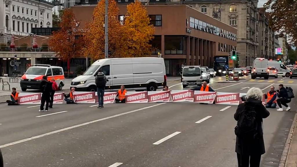 Video zeigt: Polizei trägt Klima-Aktivisten von der Strasse 