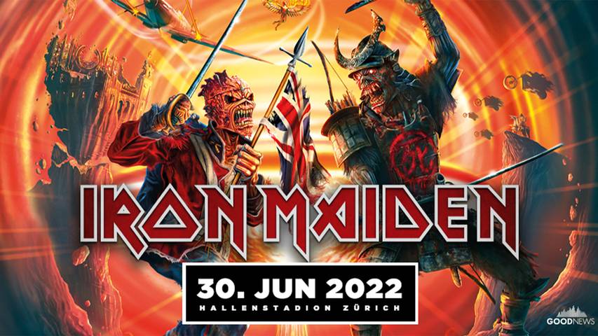 Iron Maiden - Das Biest kommt zurück in die Schweiz!