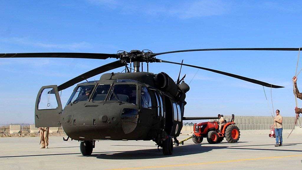 Ein US-Helikopter in Afghanistan. (Archiv)