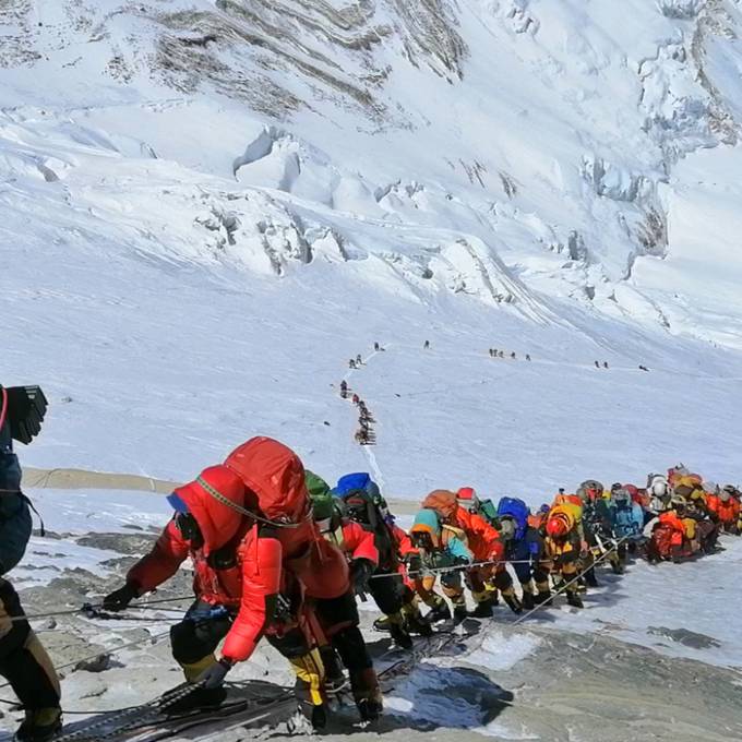Mount Everest verzeichnet Rekord-Andrang