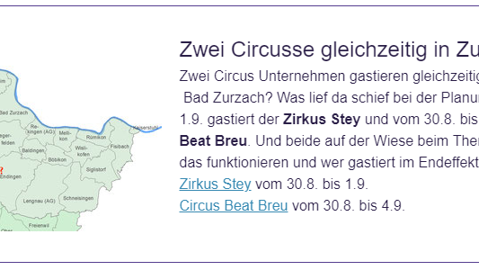 Screenshot: circustime.ch