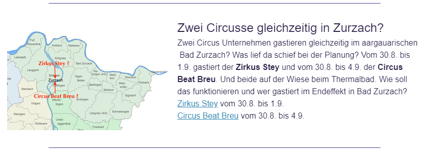 Screenshot: circustime.ch