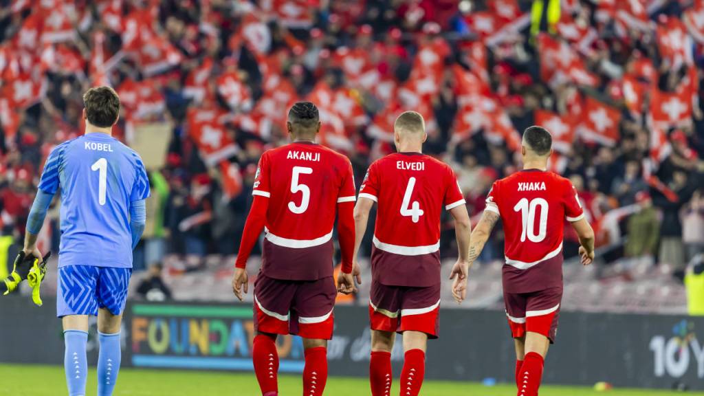 Wollen im März mit ihren Fans auch wieder jubeln: Die Schweizer Nationalmannschaft hat dann de vierfachen Weltmeister Deutschland zu Gast