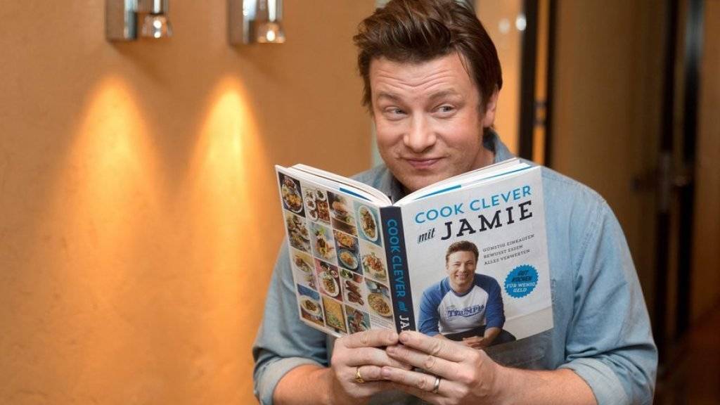 Jamie Oliver besitzt ein gutes Rezept, um Vater zu werden. Sein fünftes Kind, ein Knabe, ist im August 2016 auf die Welt gekommen (Archiv)