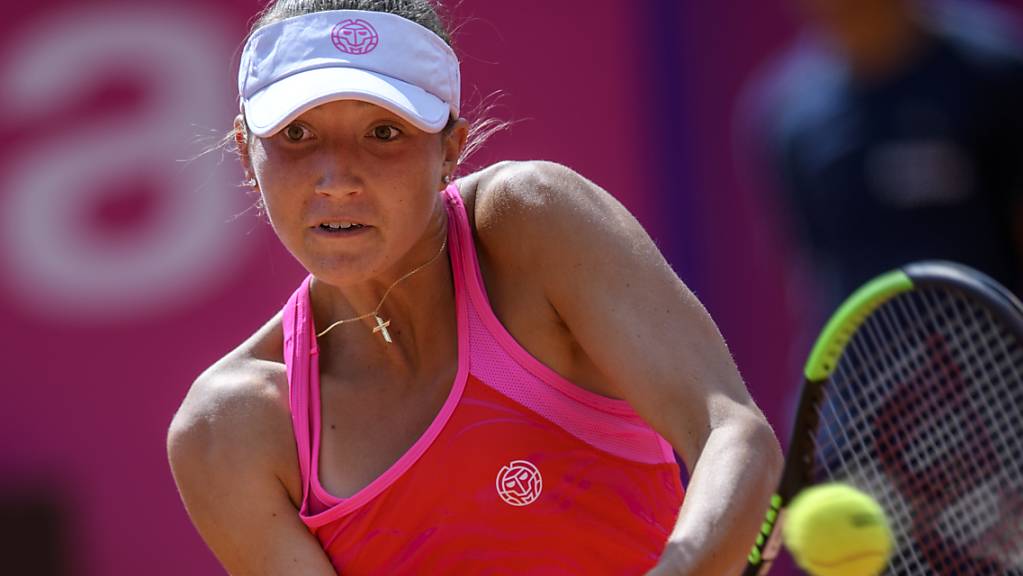 Spielte sich erstmals durch die Qualifikation eines WTA-Turniers: Leonie Küng.