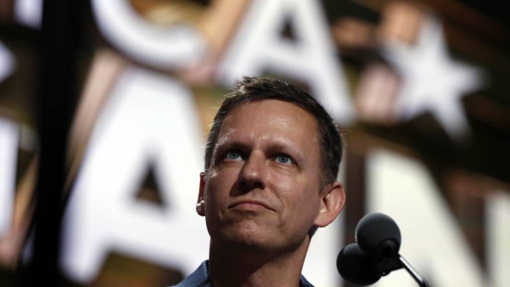 Der umstrittene US-Milliardär und Palantir-Mitgründer Peter Thiel erhält den Axel Springer Award. (Archivbild)
