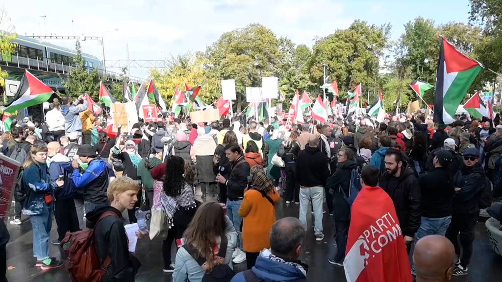 Vergangenen Samstag fand in Bern eine Demo für Palästina statt. Dieses Wochenende sind Demos zu Palästina und Israel in der Stadt verboten.