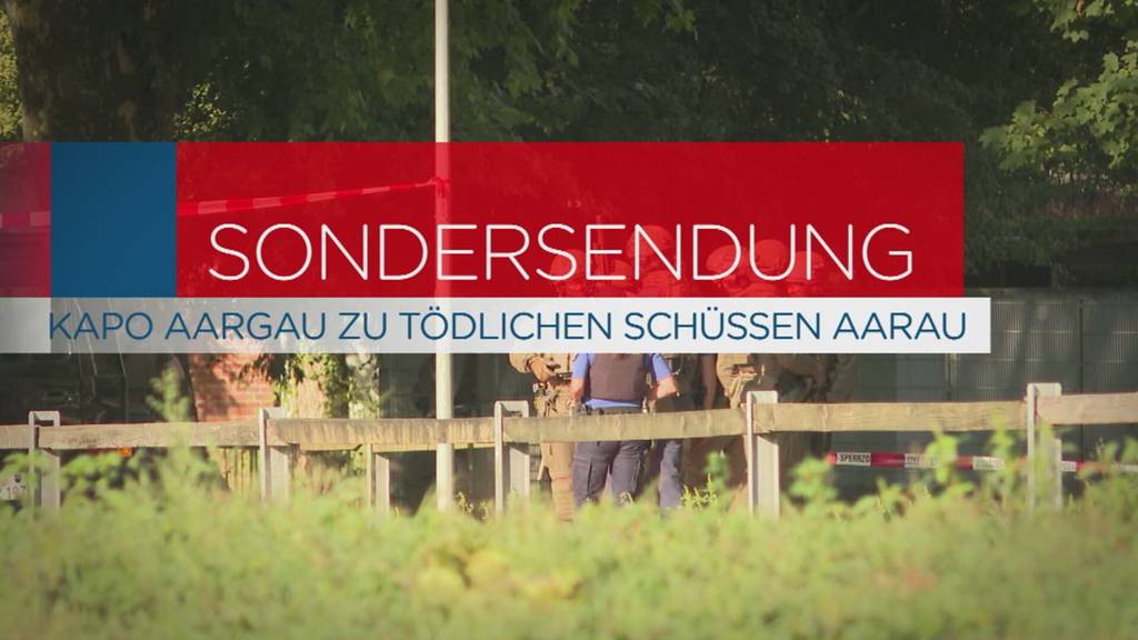 Pressekonferenz zu den tödlichen Schüssen in Aarau vom 30.08.2026