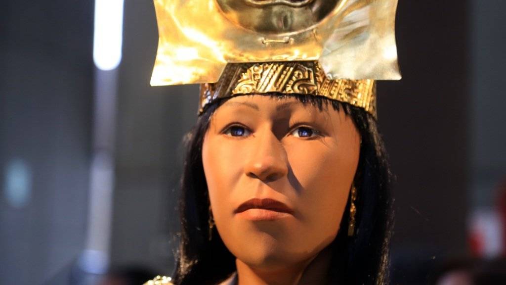 So hat die sogenannte Fürstin von Cao in Peru einst ausgesehen. Ihr Gesicht wurde mit 3D-Technik und anhand mumifizierter Überreste hergestellt.