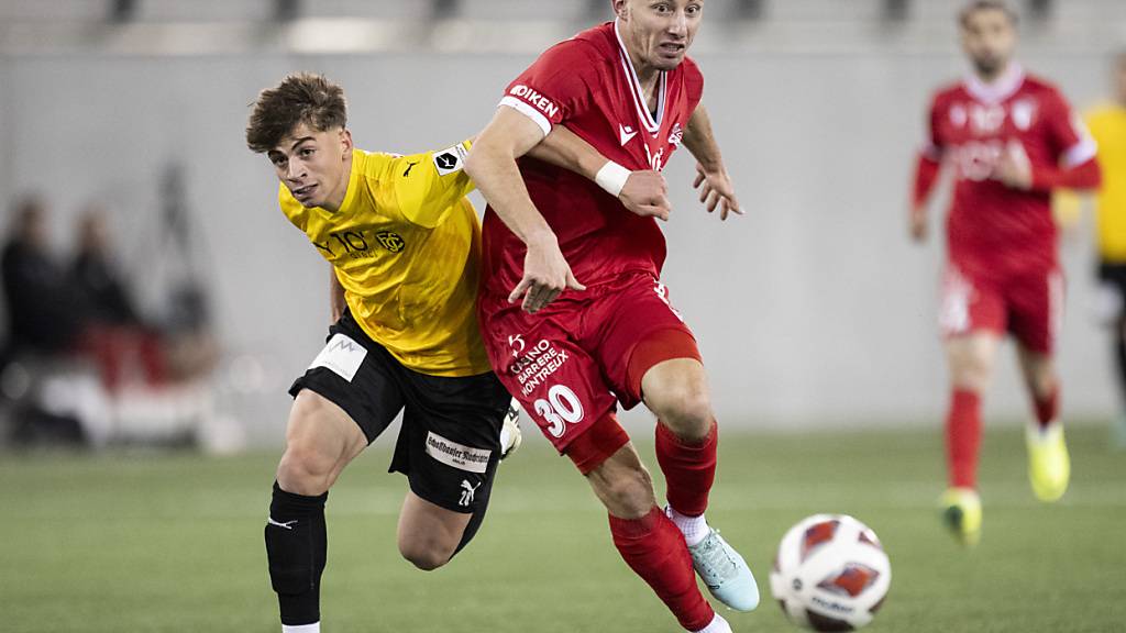 Gegen Sion wird Christian Wimmer den FC Schaffhausen nochmals betreuen. Für die kommende Saison erhalten Simone Stroscio (links) und seine Teamkollegen einen neuen Trainer