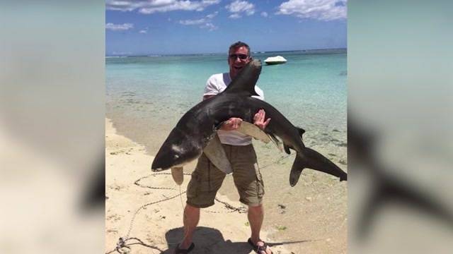 Shitstorm für Reto Schmid nach Haifisch-Fang