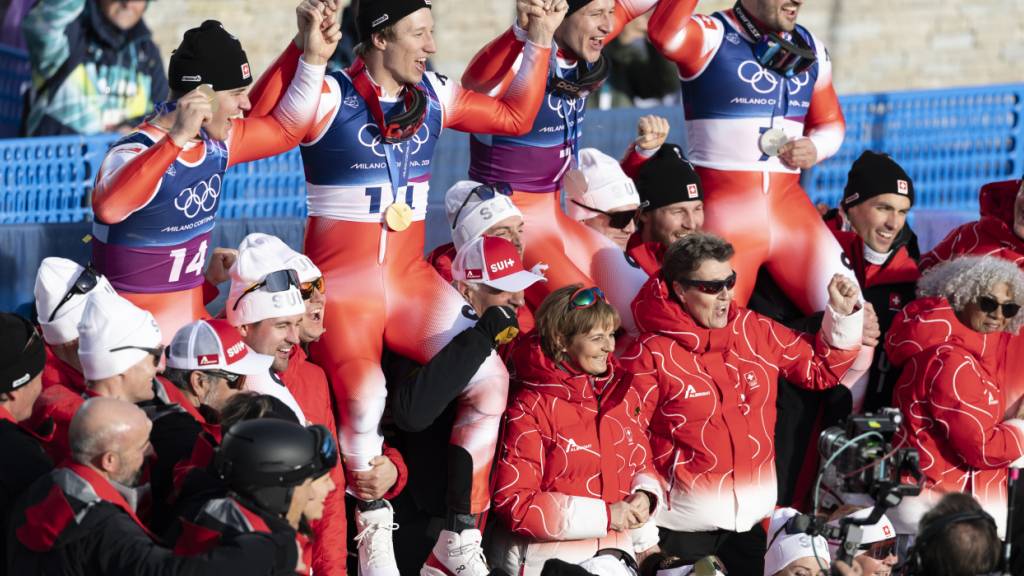 Vier Schweizer jubeln in Bormio über Olympia-Medaillen