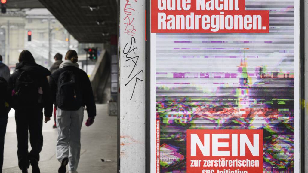 SRG-Halbierungsinitiative wird gemäss SRG-Trendrechnung abgelehnt