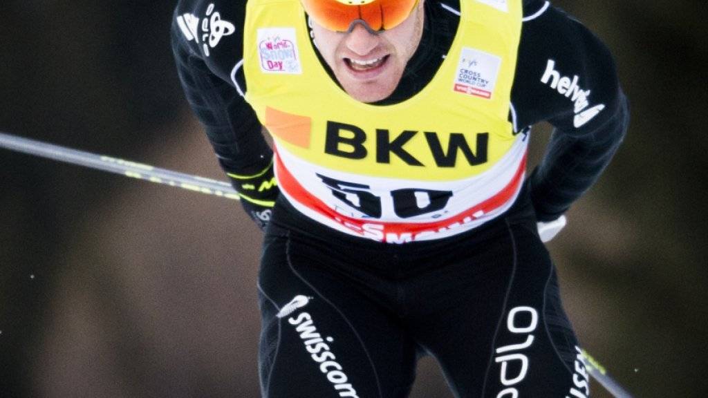 Hat derzeit zu beissen: Dario Cologna beim Weltcup in Davos
