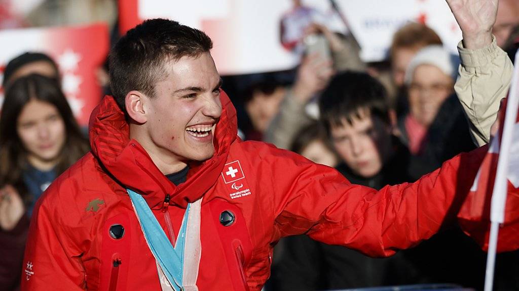 Der Alpine Théo Gmür gewann an den Paralympics gleich dreimal Gold