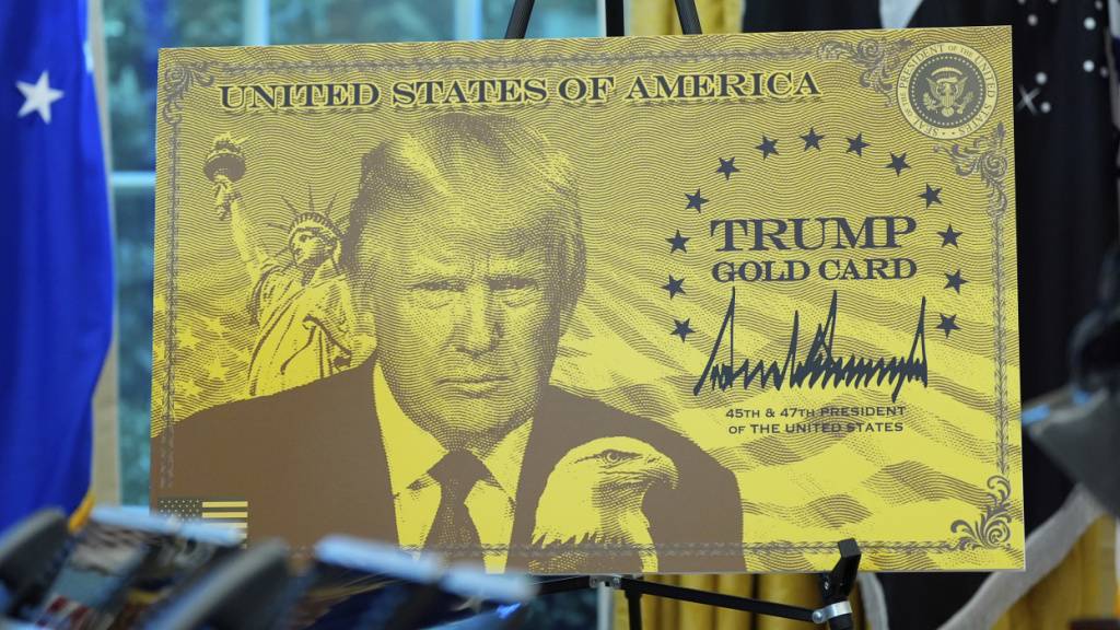 Trumps «Gold Card» für reiche Einwanderer ist da
