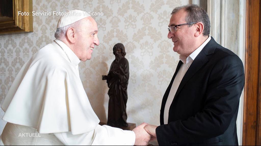 CVP-Politiker macht bei Besuch beim Papst auf Gewalt gegen Frauen aufmerksam