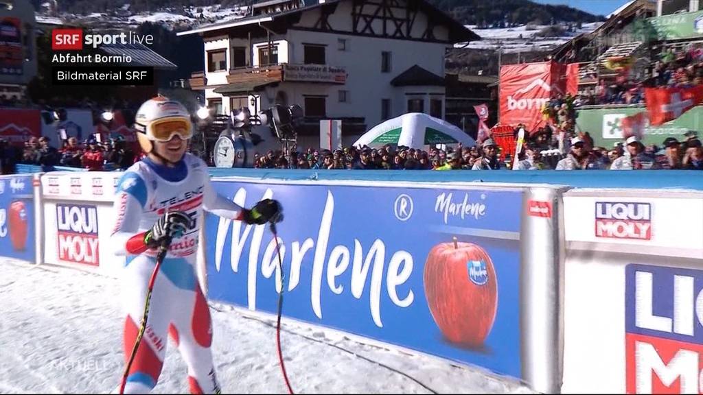 Sensationelle Abfahrt in Bormio: Kryenbühl fährt auf Platz 2