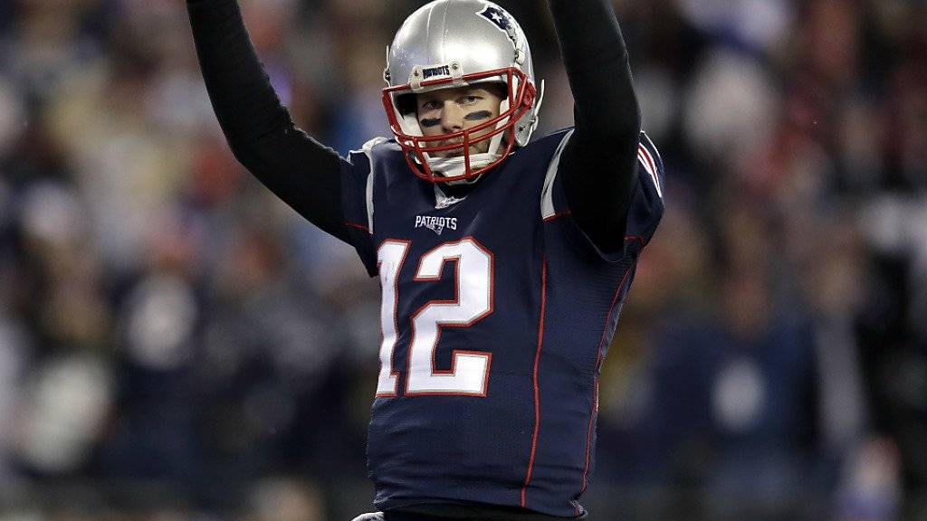 Tom Brady steht mit den New England Patriots in den Playoff-Halbfinals der NFL