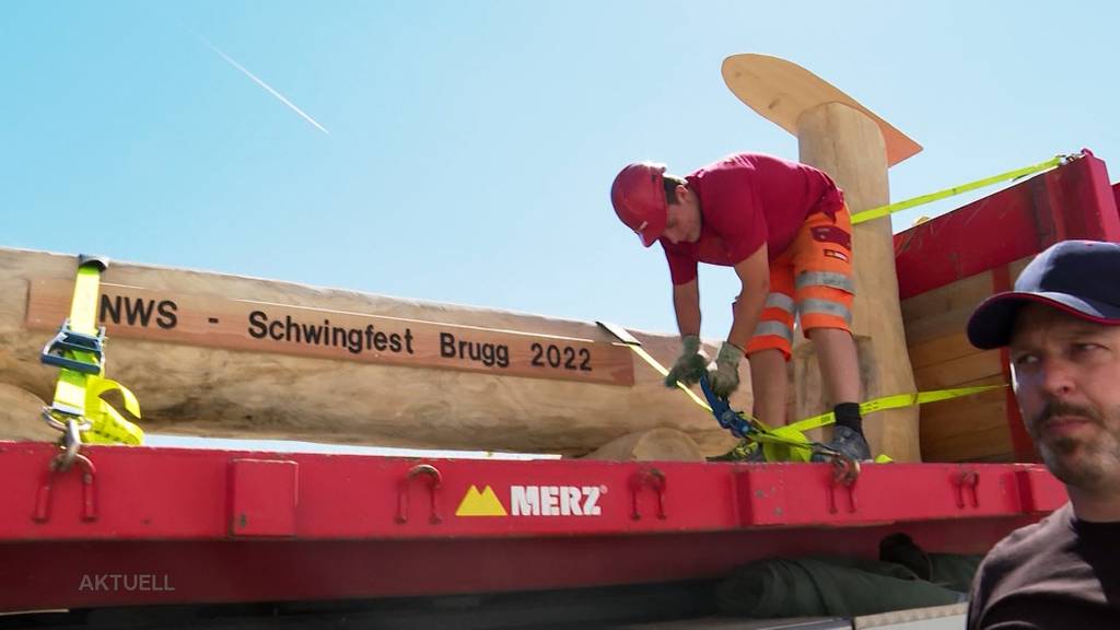 Schwingfest Brugg: Letzte Vorbereitungen für das Kräftemessen der Nordwestschweizer