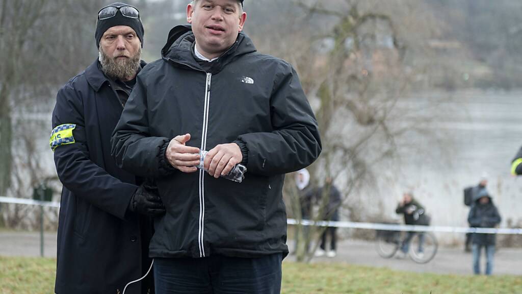 ARCHIV - Der rechtsextreme Politiker Rasmus Paludan ist zu einer Gefängnisstrafe verurteilt worden. Foto: Joel Lindhe/ZUMA Press Wire/dpa