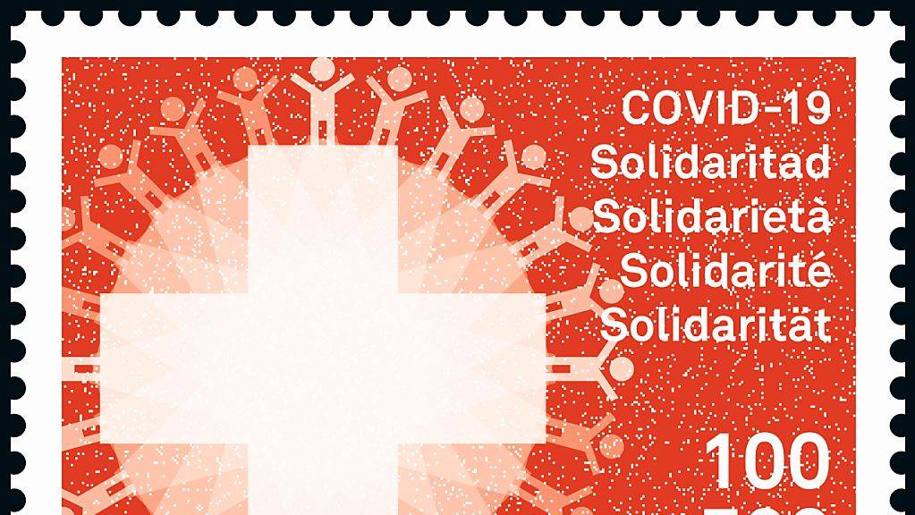 Die Post bringt eine Coronavirus-Briefmarke raus.