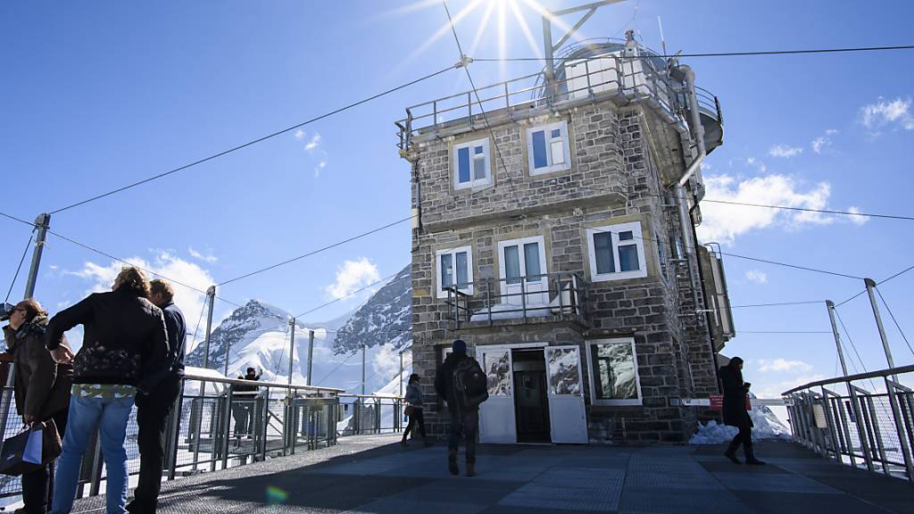 Trotz klirrender Kälte herrscht Sorge auf dem Jungfraujoch