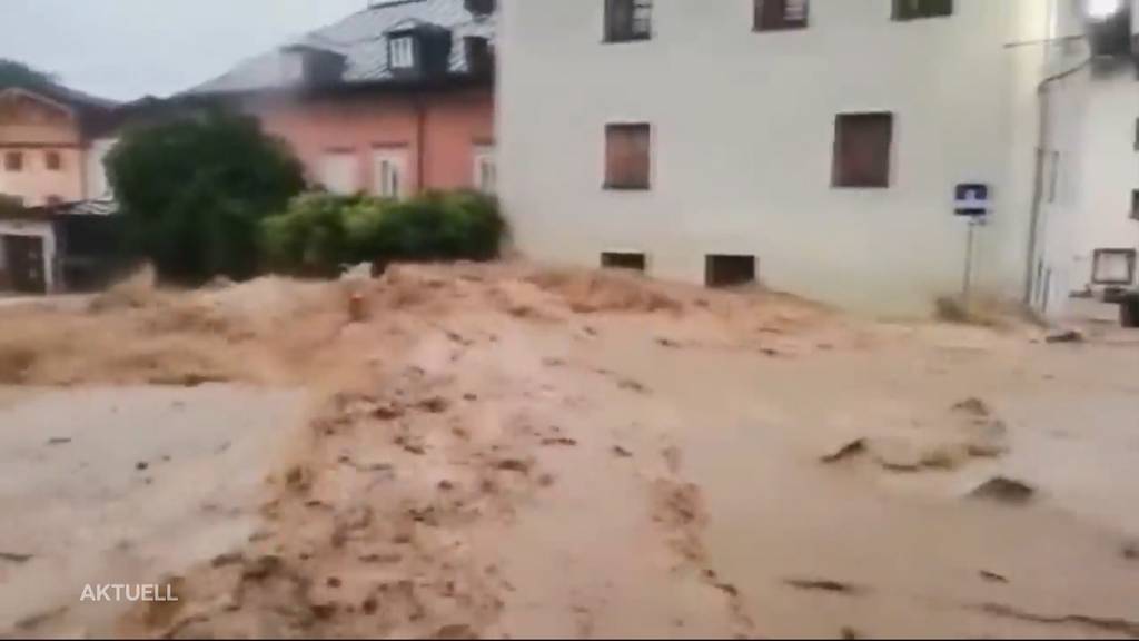 Hochwasser im Ausland: In Österreich und Deutschland kommt es zu heftigen Überschwemmungen