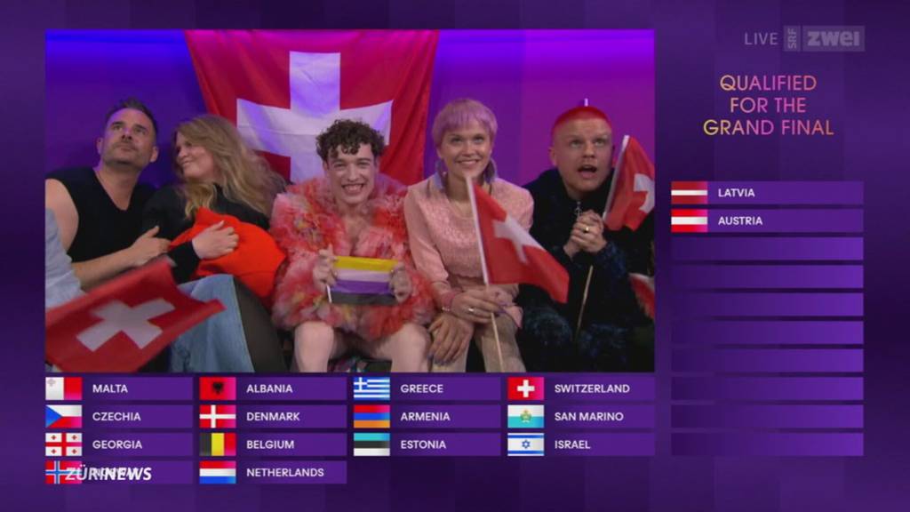 Eurovision Songcontest: Nemo steht im Finale