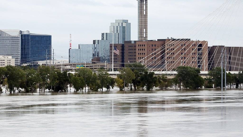Der Hurrikan «Patricia» führte auch in Dallas, Texas, zu Überschwemmungen.