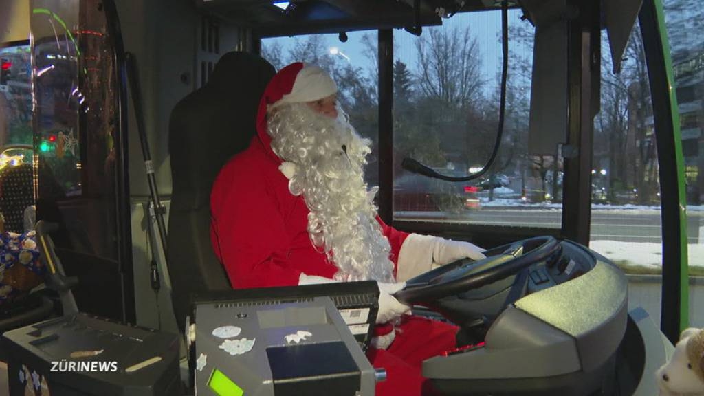 Samichlaus kommt mit Bus statt in der Kutsche