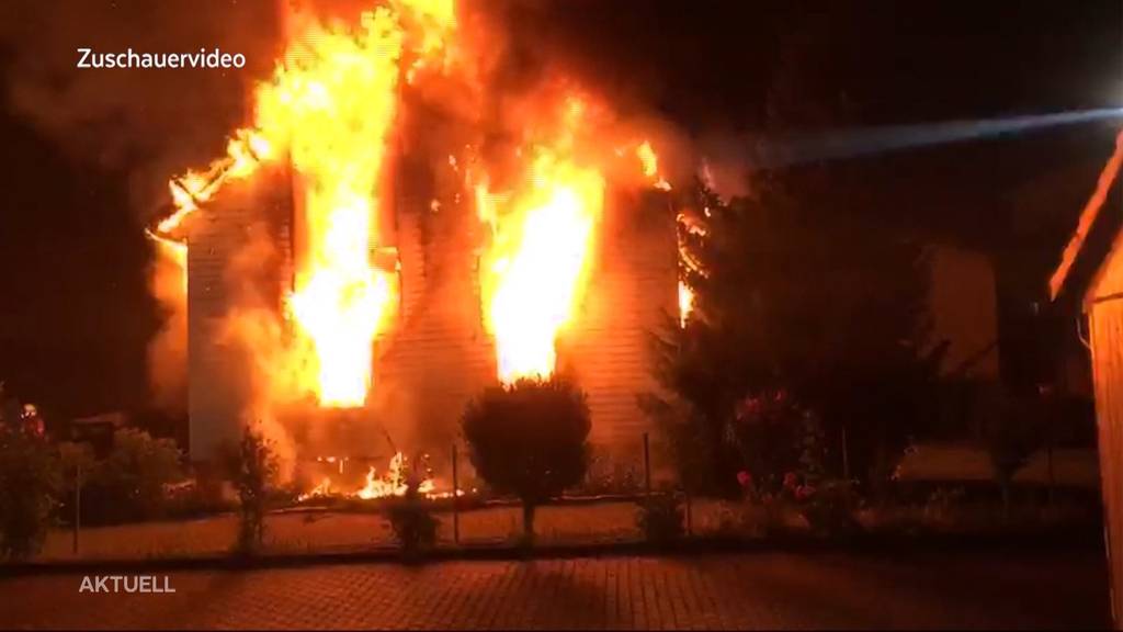 Neurentner stirbt bei Hausbrand in Zufikon