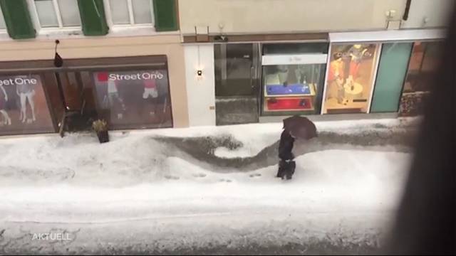 Schwere Unwetter überfluten Keller