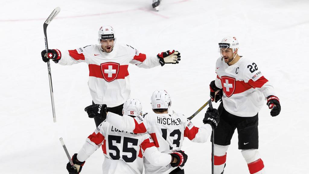 Die Schweiz darf sich freuen: Die Eisgenossen bleiben an der Eishockey-WM in Riga ungeschlagen.