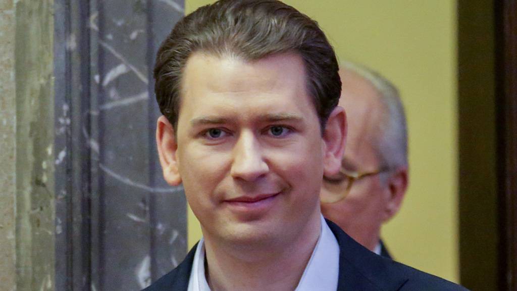 Österreichs ehemaliger Bundeskanzler Sebastian Kurz erscheint zur Urteilsverkündung in seinem Prozess. Foto: Heinz-Peter Bader/AP/dpa