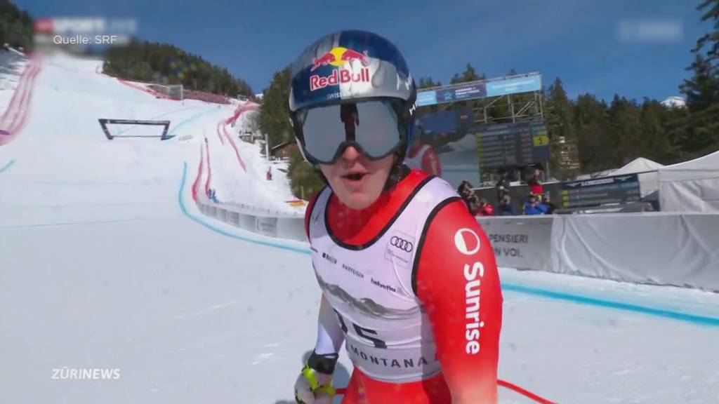 Von Allmen gewinnt: Schweizer top bei der Abfahrt in Crans-Montana