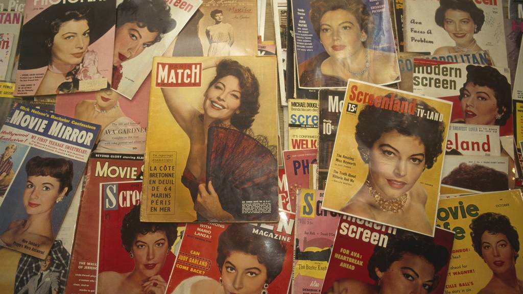 Plötzlich war Ava Gardner auf dem Cover aller Magazine.