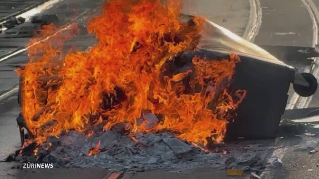 Krawalle in Zürich: Pro-palästinensische Demo eskaliert 