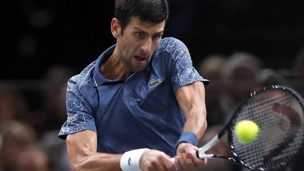 Darf sich trotz Finalniederlage in Paris-Bercy freuen: Tennis-Star Novak Djokovic