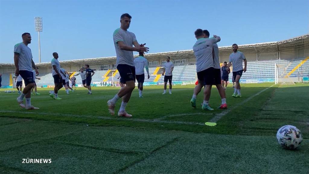 Feuchtfrohlich Und Laut So Stimmen Sich Schweizer Fans In Baku Auf Em Spiel Ein Telezuri