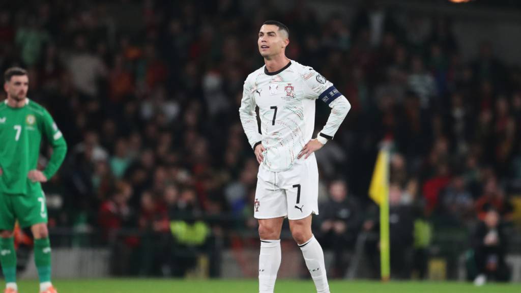 Cristiano Ronaldo kommt nach seinem Aussetzer in Dublin mit einem blauen Auge davon