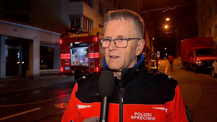 Sechs Verletzte bei Brand in Mehrfamilienhaus in St. Gallen